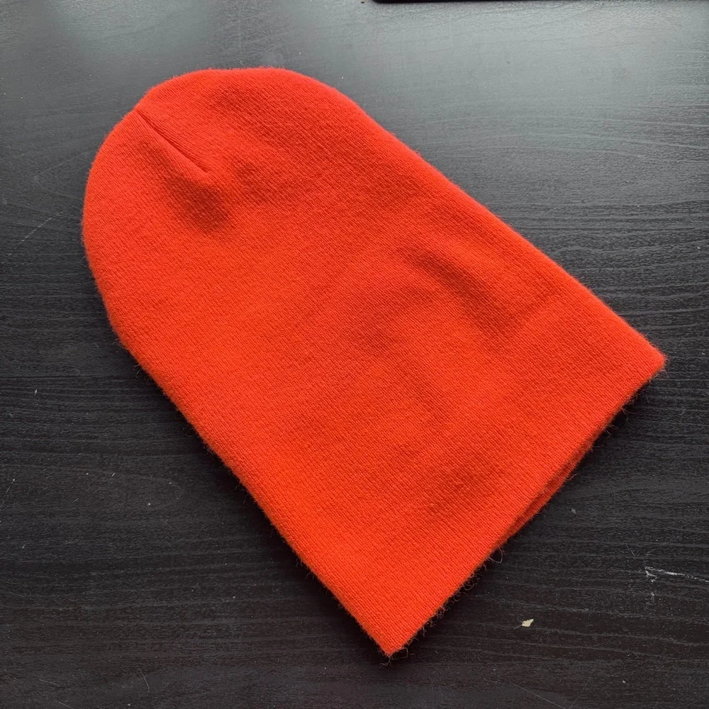 Carhartt Safety Orange Neon Knit Beanie Touque Winter Ski Snow Hat OS Adult